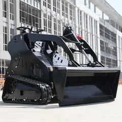 13.5HP Gas Engine Mini Skid Steer Loader Compact Stand On Loader w/Bucket EPA