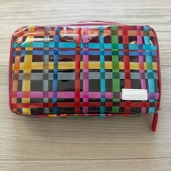 Hobonichi Drawer Pouch Ane Transparent Check Used Official Japan Used