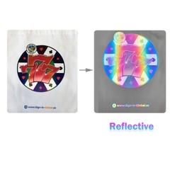 DTF FACTORY 19.7in x 16.4ft Reflective Colorful DTF Film Roll Cold Peel