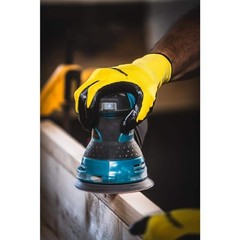 FIRM GRIP Work Gloves Men’s Large Nitrile Coated Machine Washable Yellow 10 Pack