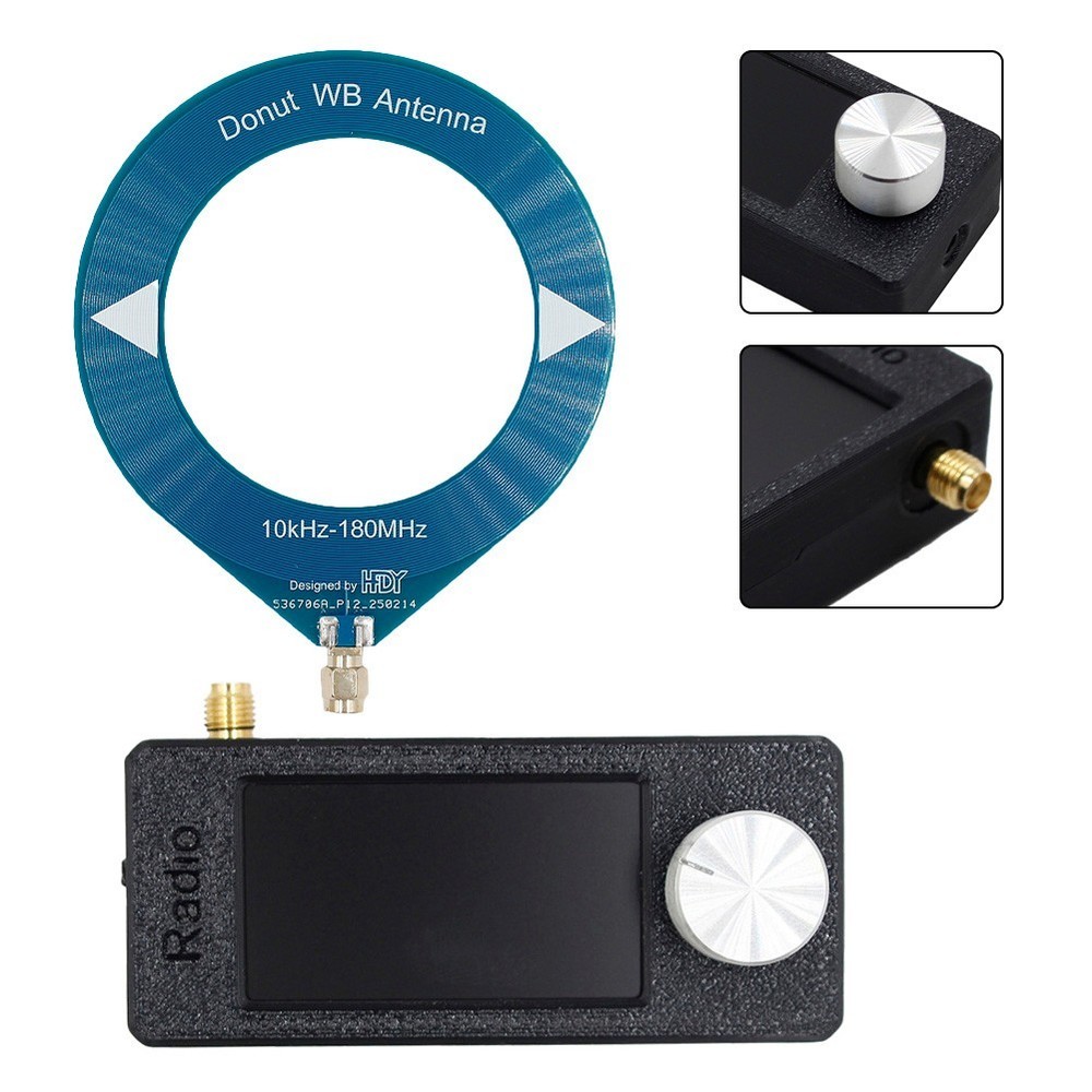 0.5–108MHz pocket 1.9inch SI4732 color screen radio 800 mAh receiver mini radio