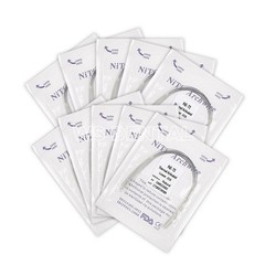 Dental Ortho Arch Wire Thermal Activated Niti Round Rectangular Natural Form