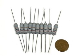 10 Pieces 10 Ohm 3Watt 3W 5% Tolerance Metal Oxide Film Resistor G610