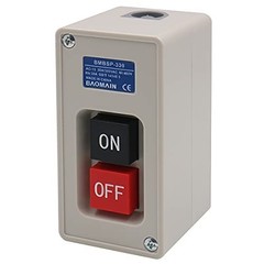3 Phase on off Push Button Switch, 220V/240V 30A Industrial Motor Starter Switch