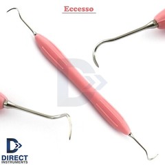 5Pcs Set Dental Composite Filling Instruments Silicone Handle With Cassette