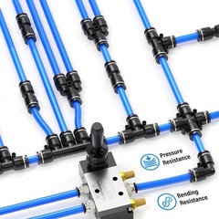 12mm OD 8mm ID Polyurethane PU Air Hose Pipe Tube Kit 10 Meter 32.8ft