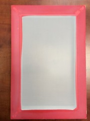 8.5″ x 14″Aluminum Screen Printing Screens With 305 Yellow mesh count