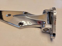 NOS Kason 1070 Chrome Reversible Hinges Set Of 7
