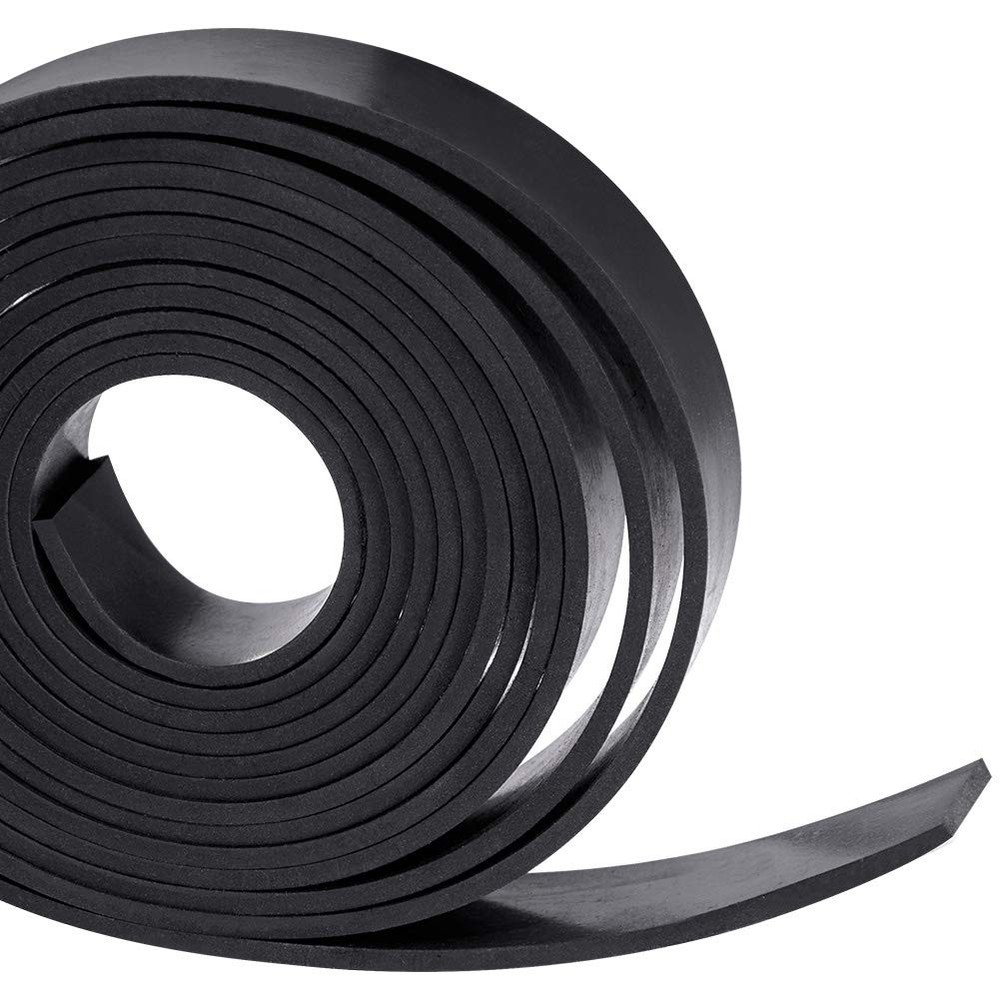 Solid Neoprene Rubber Strips Roll 1/8 .125 inch Thick X 1 inch Wide X 10 Feet
