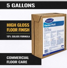 Diversey Vectra ProX Floor Finish 5 Gal BIB 19% Solids High Gloss 5105047