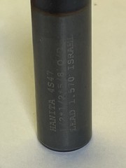 HANITA 1/2 x 1/2 x 1 x 2.5″ TF4V4513005 Solid Carbide End Mill New 1pc (26MY48)