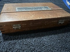 GAR M-15 MASTER STANDARDS SURFACE FINISH (TEXTURE) BLOCKS W Original Wooden Box