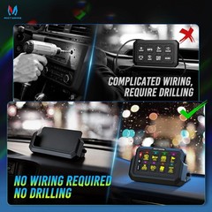 MICTUNING P1s-Wireless Range 328FT RGB Switch Panel Toggle Circuit Relay System