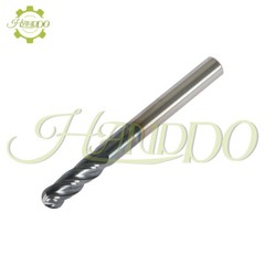 5 PCS 1/4″ 4 Flute Ball Nose Carbide End Mill 2-1/2″ Overall Length -TIALN COATE