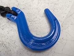 3/8″ x 10′ G100 Chain with Grab Hook and Foundry Hook (2 Pack)