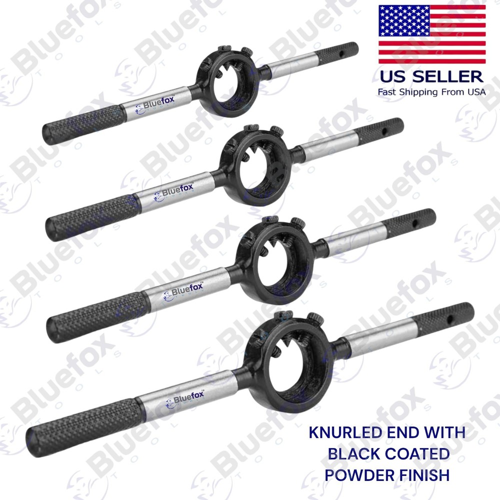 Round Stock Die Holder Wrench Handle Set Of 4 Pcs 13/16″ Inch 1″ – 1-1/2″ – 2″