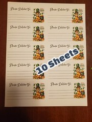 10 Sheets please deliver to address shipping labels (PDT) pen pal, mail
