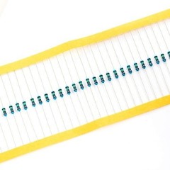 100pcs 1/4W 0.25W 2M Ohm Metal Film Fixed Resistor 0.01 1 Tolerance MF Through
