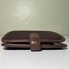 Vintage FranklinCovey Compact Planner Binder Brown Microfiber Nappa Trim Korea