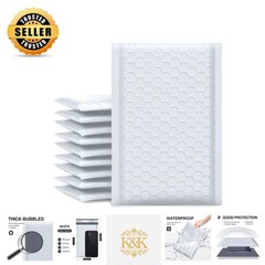Opaque Padded Shipping Bags 4×8 Inches – 50 Durable Mailers for Privacy Needs
