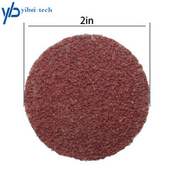 50× 36 Grit 2″ roll Lock Quick Change Discs Set Sanding Discs Maximum 25,000 RPM