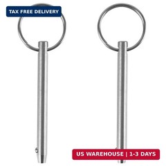 2 Pack Quick Release Pin, Diameter 1/4″(6.3mm), Overall Length 3″(76mm), Usable