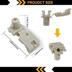 4PCS Tailgate Door Lock Rod Latch Clips, Compatible with Super Duty, Replaces #1