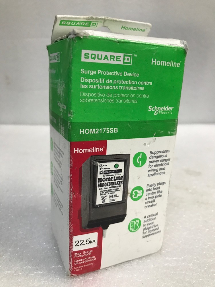 Square D HOM2175SB Homeline Surgebreaker