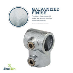 SteelTek 1-1/4-in Structural Galvanized Single Socket Tee 737766 NEW FREE SHIP