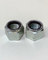 (10) 7/8″-9 Locknut Nylon Insert NE Steel Zinc Reusable Stop Nuts 7/8 7/8-9