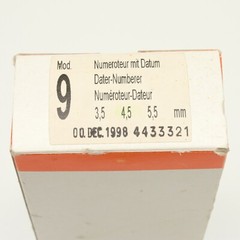 Reiner Industrial Automatic Numbering Machine Dater Numberer Model 9 Germany
