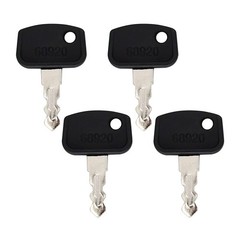 4 Pack 68920 Ignition Keys for Kubota RTV900 RTV1140 BX25 ZD326 Tractor