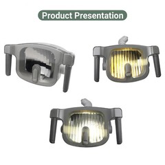12W Dental Shadowless Operating Light Surgical LED Oral Reflection Lamp 22/26mm