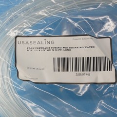 USA Sealing HT-465 Clear Polyurethane Tubing 1/8″ OD 1/16″ ID 50 Feet