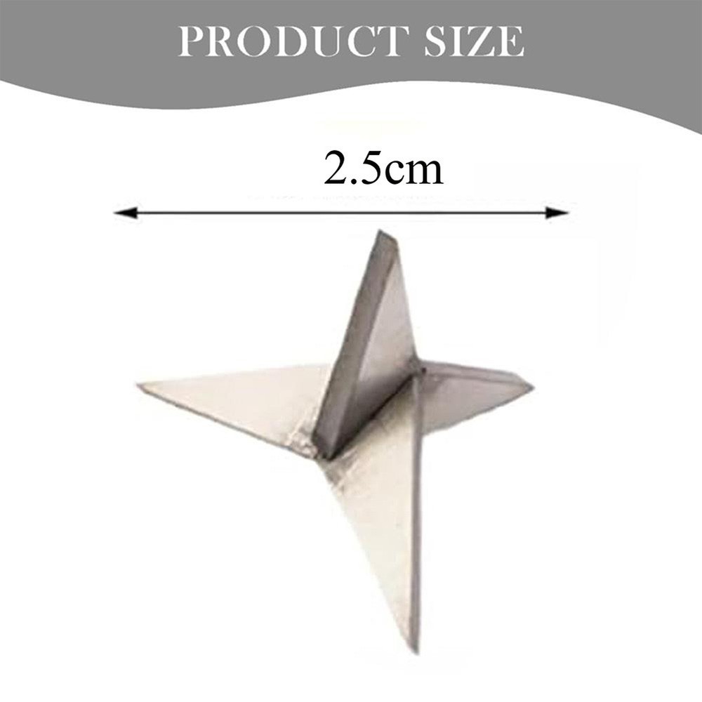 50PC Tire Puncture Spikes Heavy Portable Duty Carbon Steel Triangle Road Spikes*