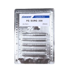 FG # 330 Dental Surgical Carbide Burs 25mm (100pcs=10 Packs)