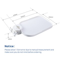 Dental Universal Utility Tray Plastic Post Mounted Tray Table Unit Chair Supply