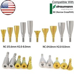 US Implant Transfer Open Close Tray Fit Straumann ITI Healing Abutment for Lab