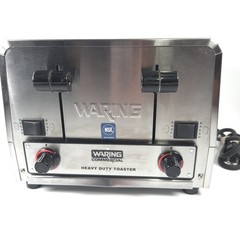 Waring Commerical WCT855 four slice bread/bagel toaster. 240VAC, 2700W w/ Plug