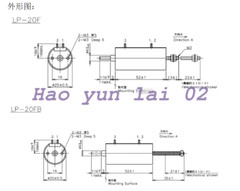 1PC LP-20F LP-20FB conductive plastic push-pull potentiometer linear type