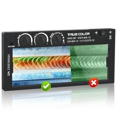 Auto-Darkening Welding Lens 2×4.25, Shade 5-13, True Color, Fits Pancake & Pipel
