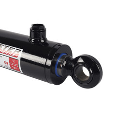 Hydraulic Cylinder Welded Double Acting 2.5″ Bore 10″ Stroke Swivel Ball/Eye