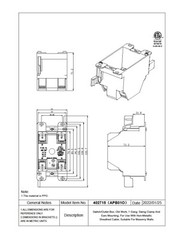 5-Pack 1-Gang Electric Outlet/Switch Box Old Work Remodel ETL 14 Cu In PVC Blue