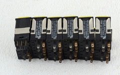 Vintage Western Electric KS-21560L Illuminated Switches Set 1-12 Unused NOS