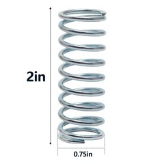 C750 Compression Spring,OD 3/4″ x Length 2″ 3 Pack