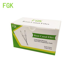 21/25MM Dental Endo Rotary Files Blue Taper NITI Endodontic Root Files 6pcs/pack