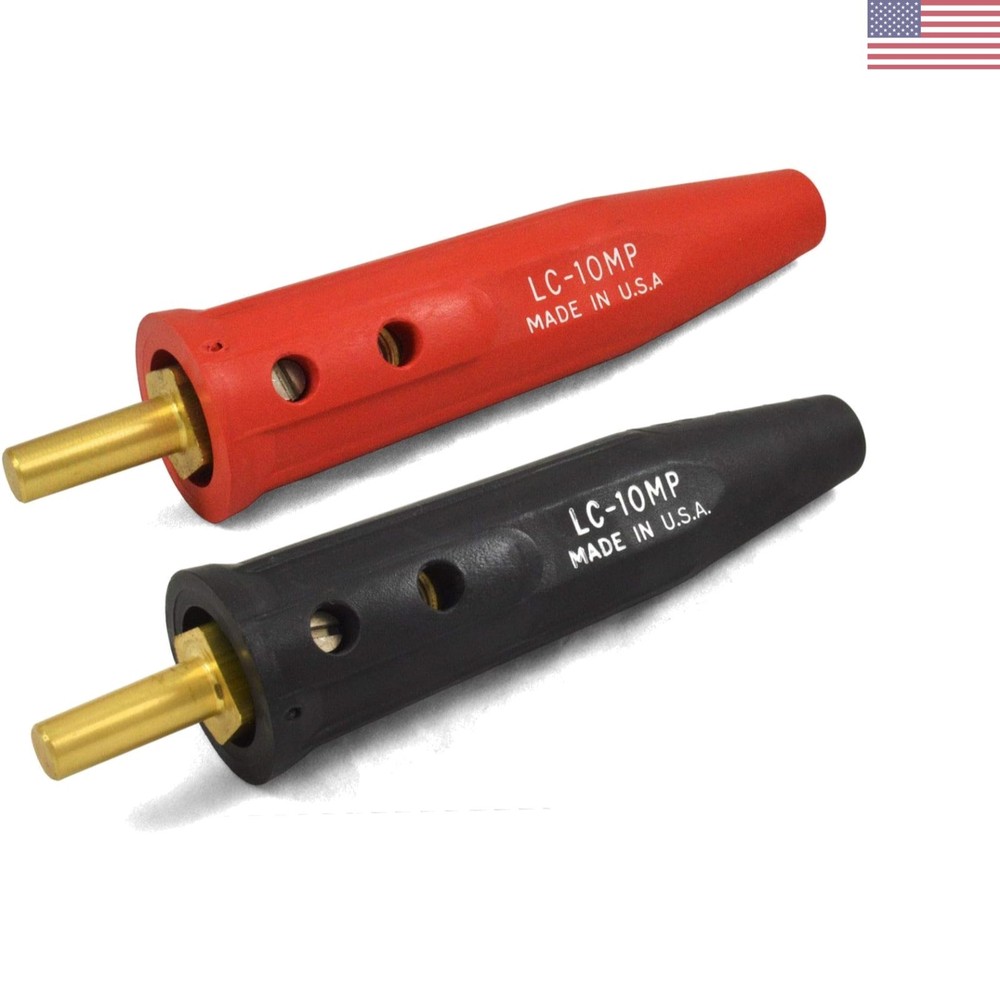 Professional LC-10MP Red & Black Tapered Plug for Optimized Welding Performance