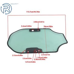 Cab Front Door Glass for CAT Caterpillar D Series Skid Steer 259D 279D 226D 236D
