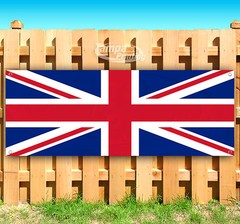 UNITED KINGDOM FLAG Advertising Vinyl Banner Flag Sign 15″ 18″ 20″ 30″ 48″ 52″