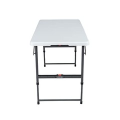 Lifetime Height Adjustable Folding Table 4 Foot 80952